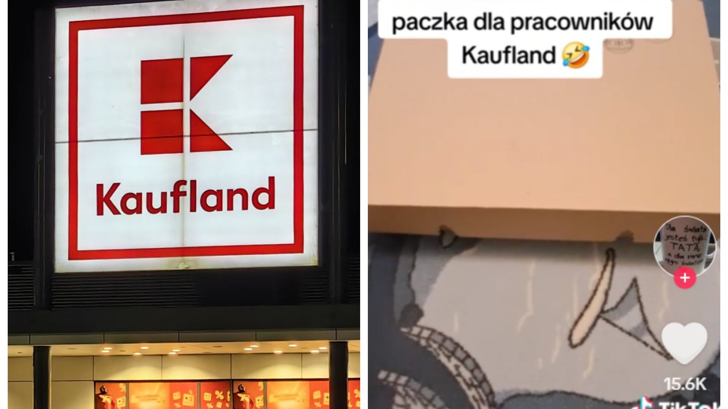 Pracownik pokazał paczkę z Kauflandu. Słabe w porównaniu z Biedronką
