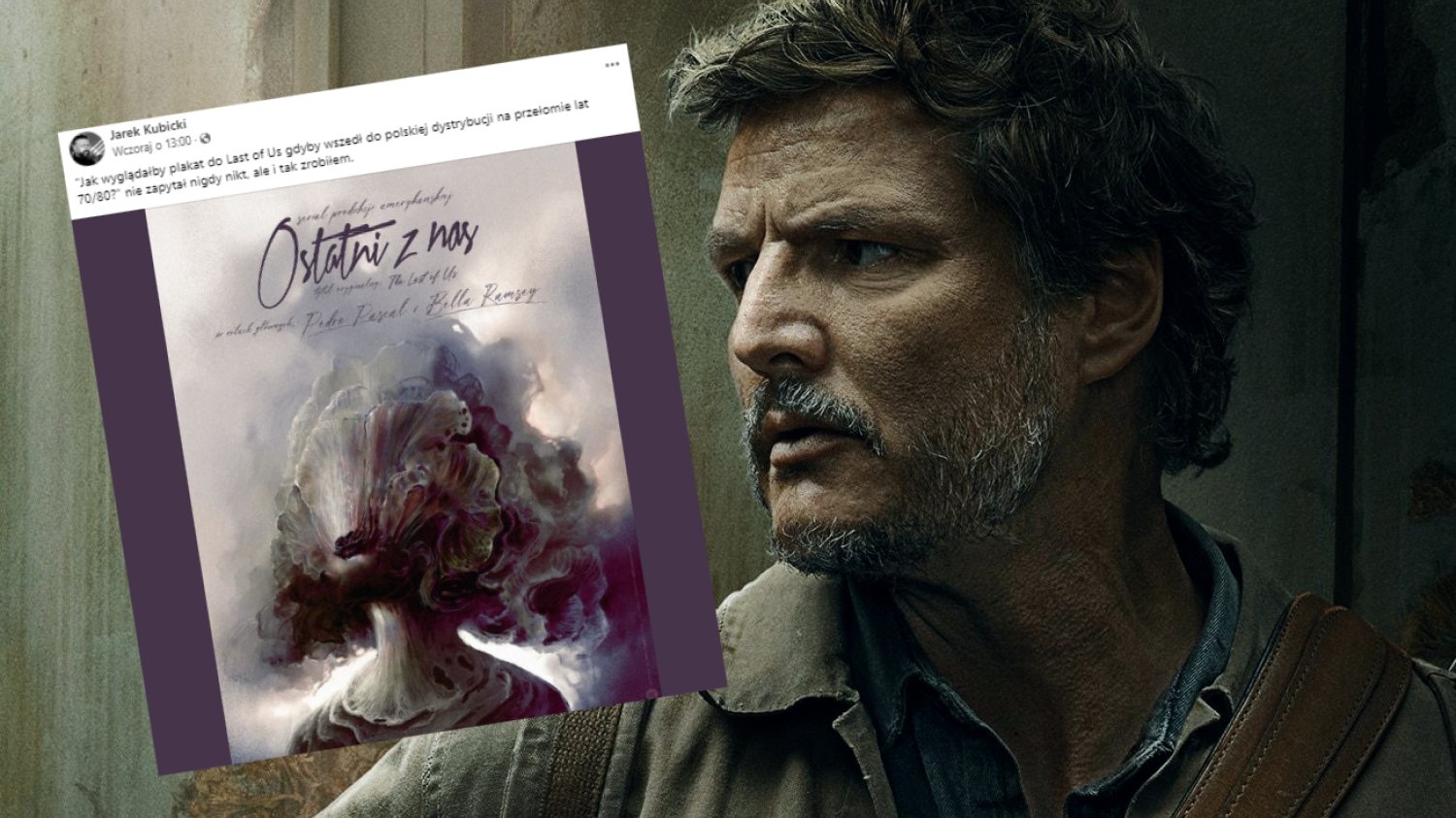 Polski artysta stworzył plakat "The Last of Us" w stylu polskich grafik z lat 70. i 80. XX wieku. Polski artysta stworzył plakat "The Last of Us" w stylu polskich grafik z lat 70. i 80. XX wieku.