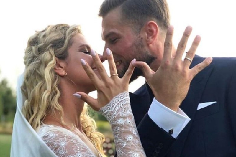 Do sieci trafiło nagranie pierwszego tańca Zofii Zborowskiej i Andrzeja Wrony.