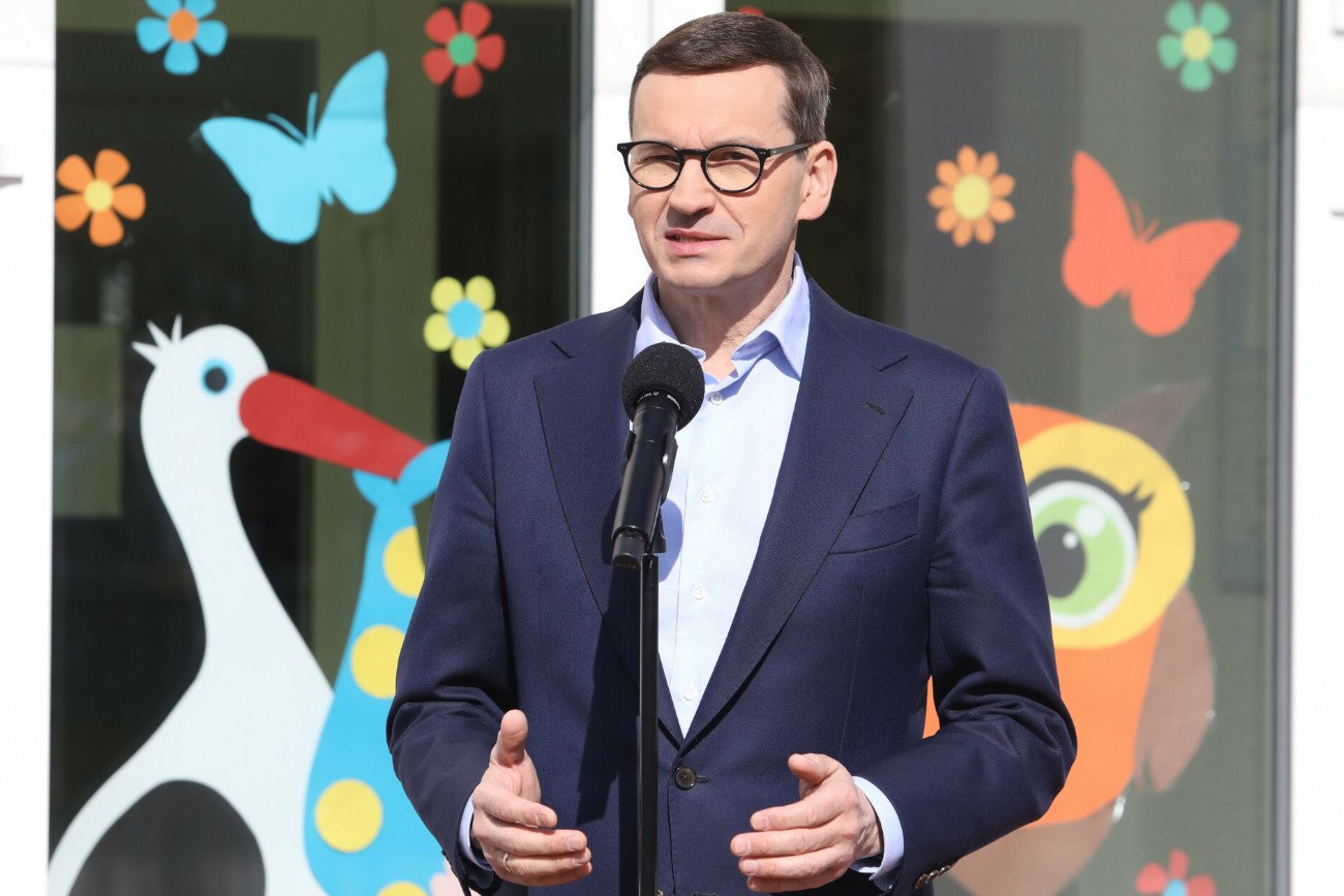 Premier Mateusz Morawiecki tłumaczy drożyznę "putinflacją"