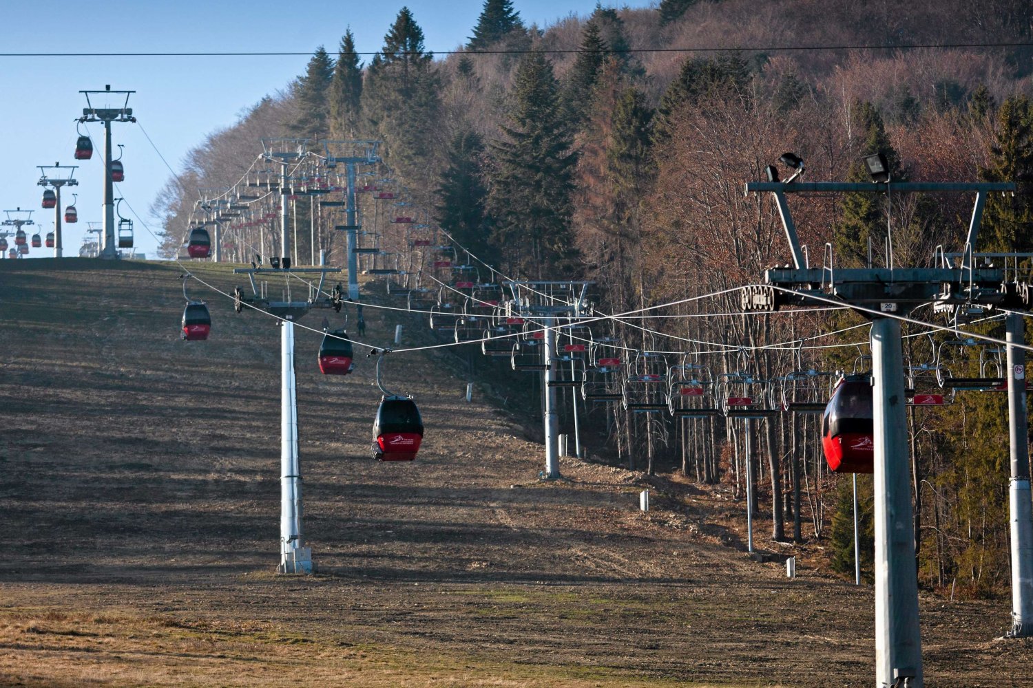 Jeden z wyciągów w Krynicy