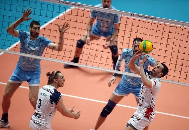 Grupa Azoty ZAKSA Kędzierzyn-Koźle nie dała rady Zenitowi Kazań w pierwszym półfinale LM