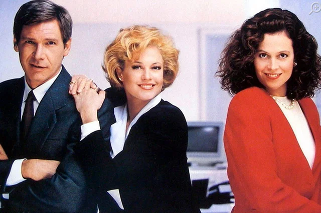 „Pracująca dziewczyna” z Melanie Griffith i Sigourney Weaver.