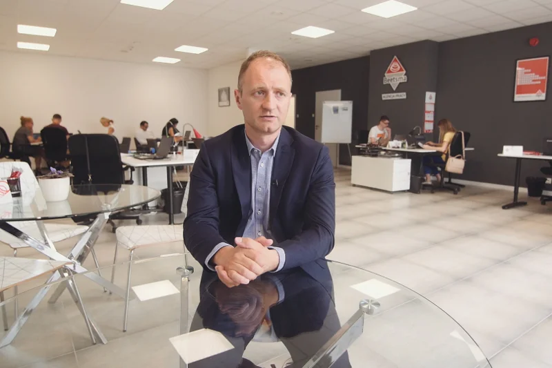 Emil Czupajło, dyrektor finansowy agencji pracy Beetsma
