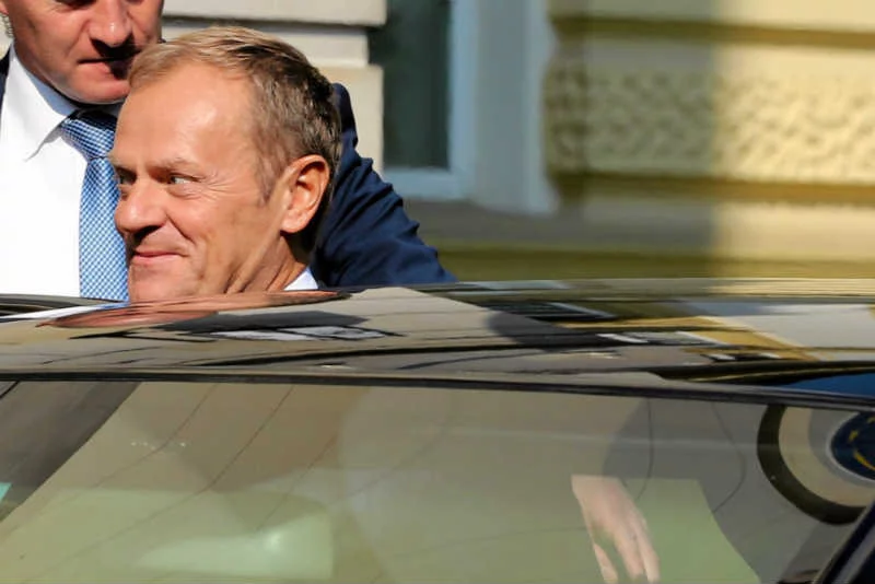 Donald Tusk na chwilę wrócił do polskiej polityki.