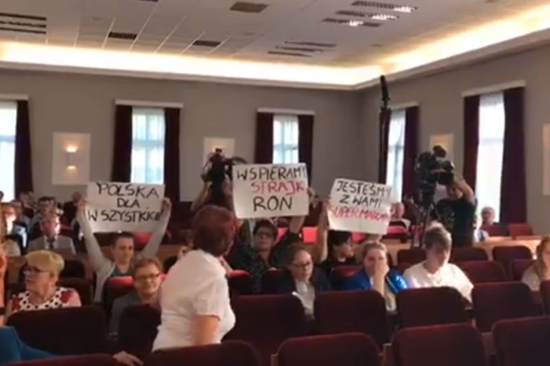 Awantura wybuchła na spotkaniu z Ryszardem Terleckim.