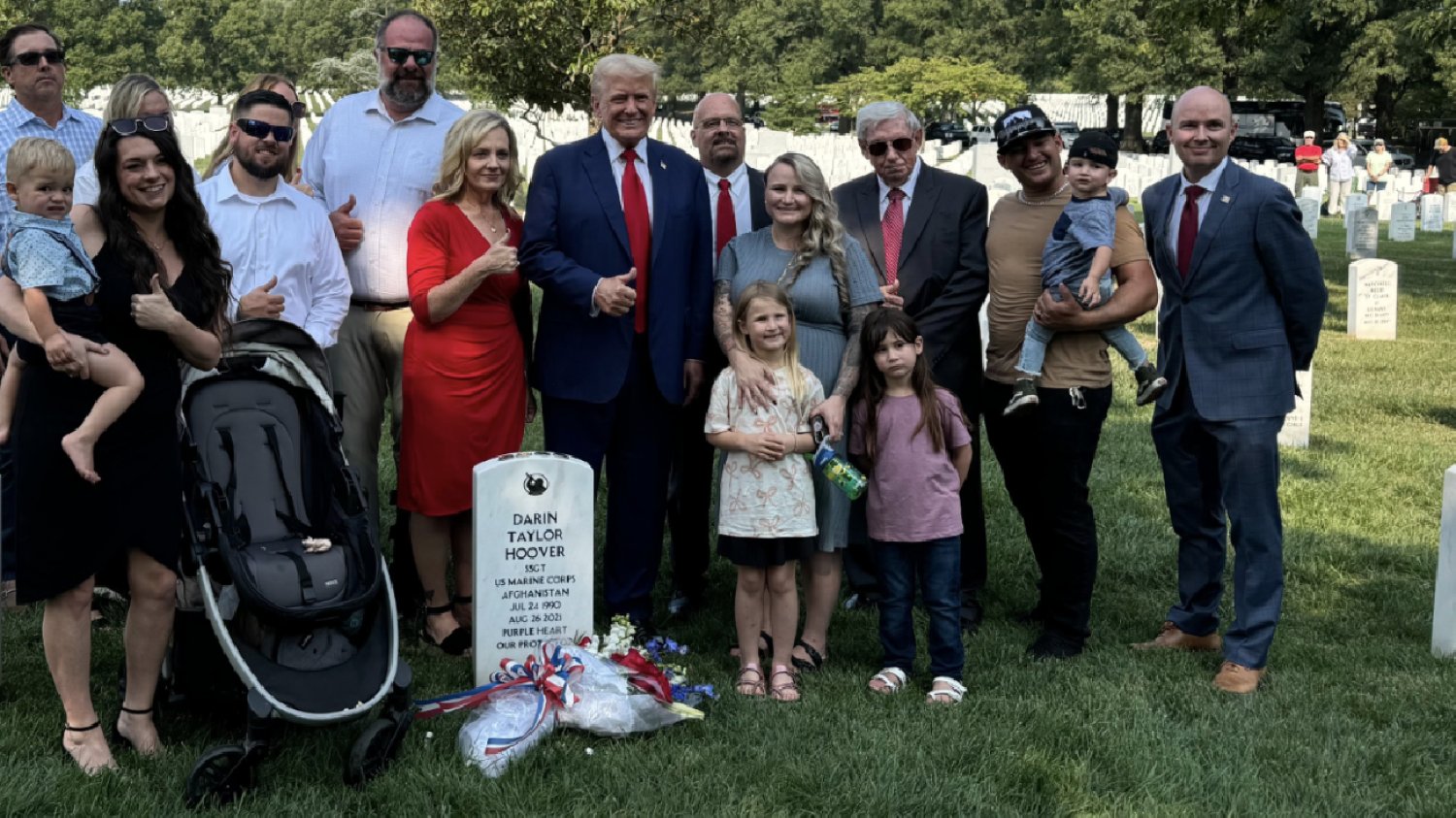 Incydent z udziałem Trumpa na cmentarzu wojskowym. Poszło o groby żołnierzy.