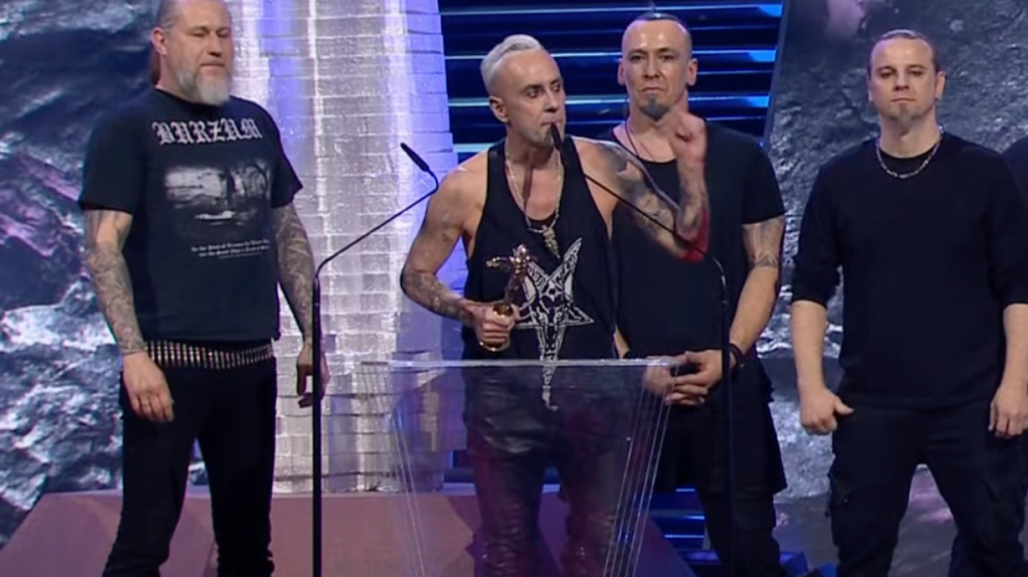 Fryderyki 2023: Nergal i Behemoth z nagrodą. Nawiązał do PiS-u i Kościoła