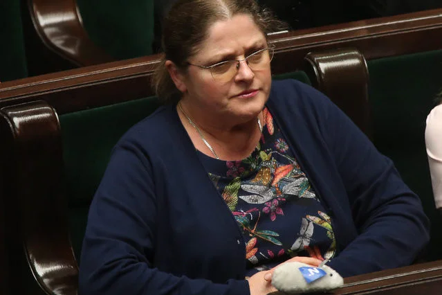 Posłanka Pawłowicz nazwała prezydenta Macrona "niedojrzałym narcyzem"