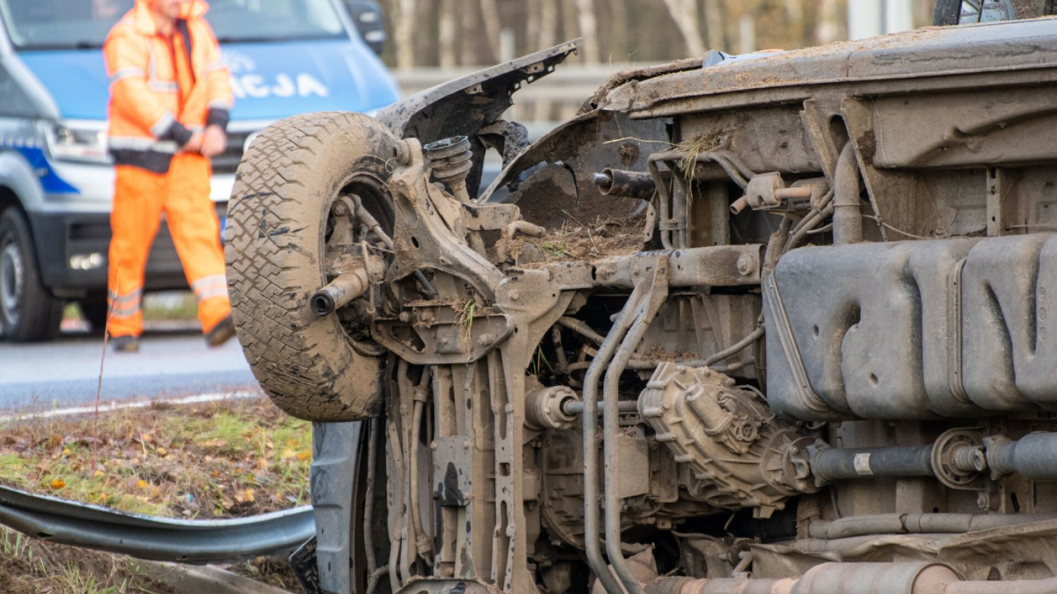 Wypadek żołnierzy służb specjalnych na A1. Są ranni