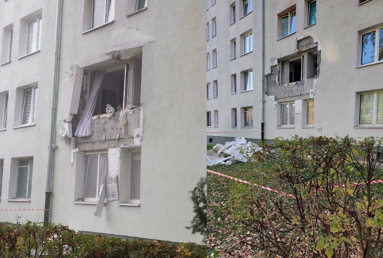 Wielki wybuch na warszawskim Mokotowie. Hulajnoga dosłownie eksplodowała