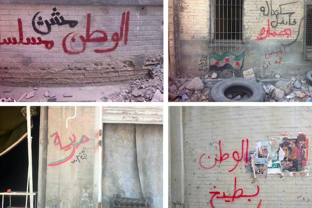 Kontrowersyjne graffiti.