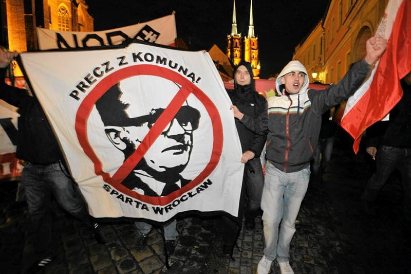 Marsz w rocznicę wprowadzenia stanu wojennego, Wrocław, 2011 r.