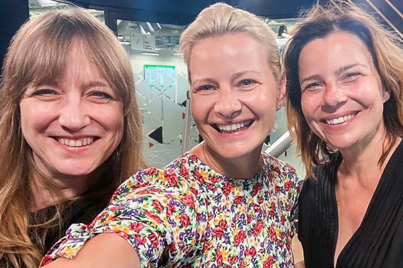 Małgorzata Montgomery, Małgorzata Kożuchowska i Agata Kulesza.