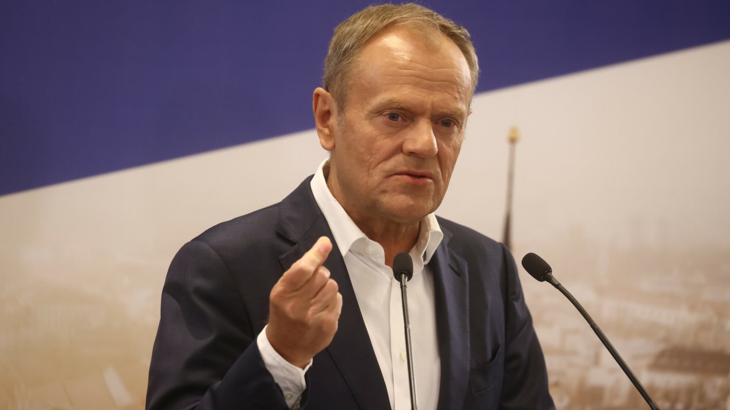 Donald Tusk rozmawiał z mieszkańcami Trzebini.