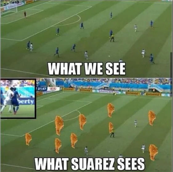 Jak Suarez widzi rywali