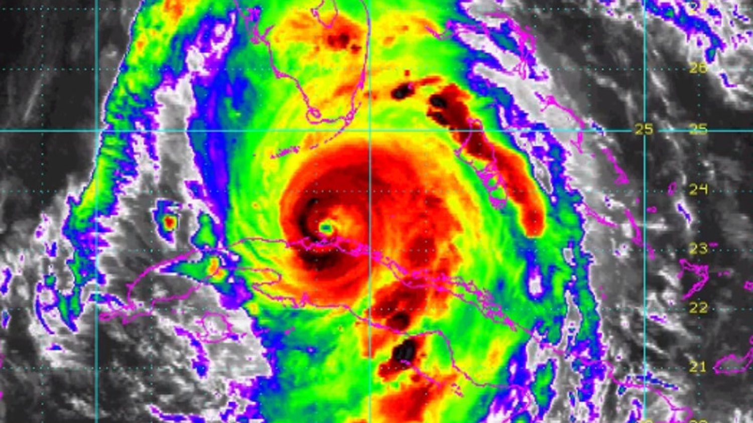 Huragan Irma właśnie uderza we Florydę. Niestety, znów przybrał na sile.