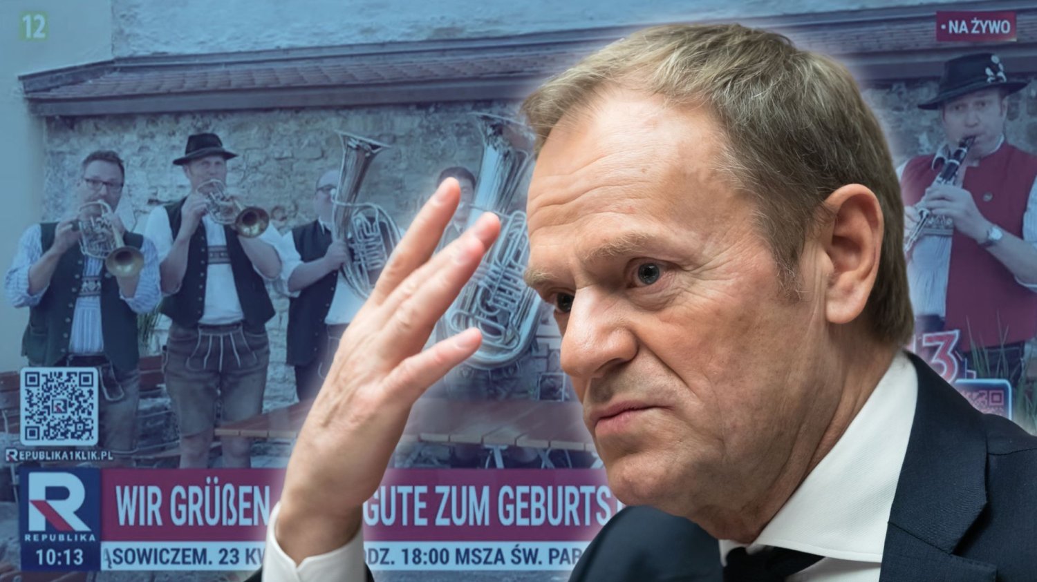 Telewizja Republika na 69. urodziny Tuska. Filmik stał się viralem 69. urodziny Donalda Tuska. TV Republika złożyła osobliwe życzenia