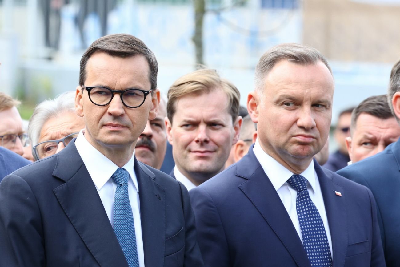Mateusz Morawiecki i Andrzej Duda.