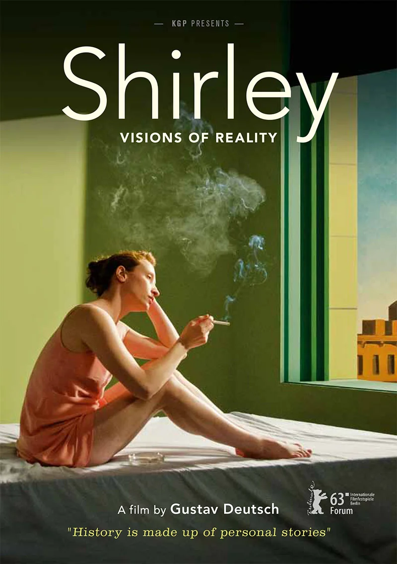 Plakat promocyjny filmu Shirley - wizje rzeczywistości w reżyserii Gustava Deutscha.