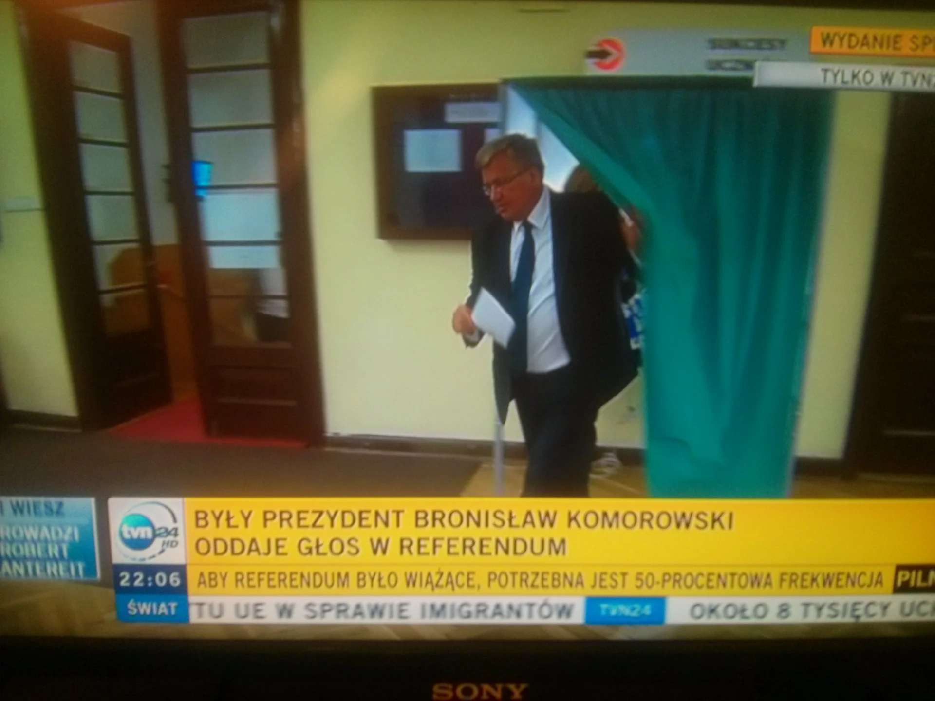 Tak głosował Bronisław Komorowski.