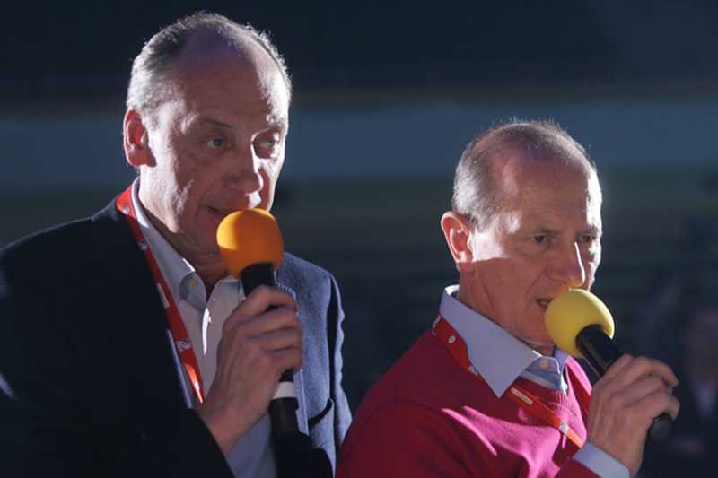 Dariusz Szpakowski i Włodzimierz Szaranowicz - czołowe twarze TVP