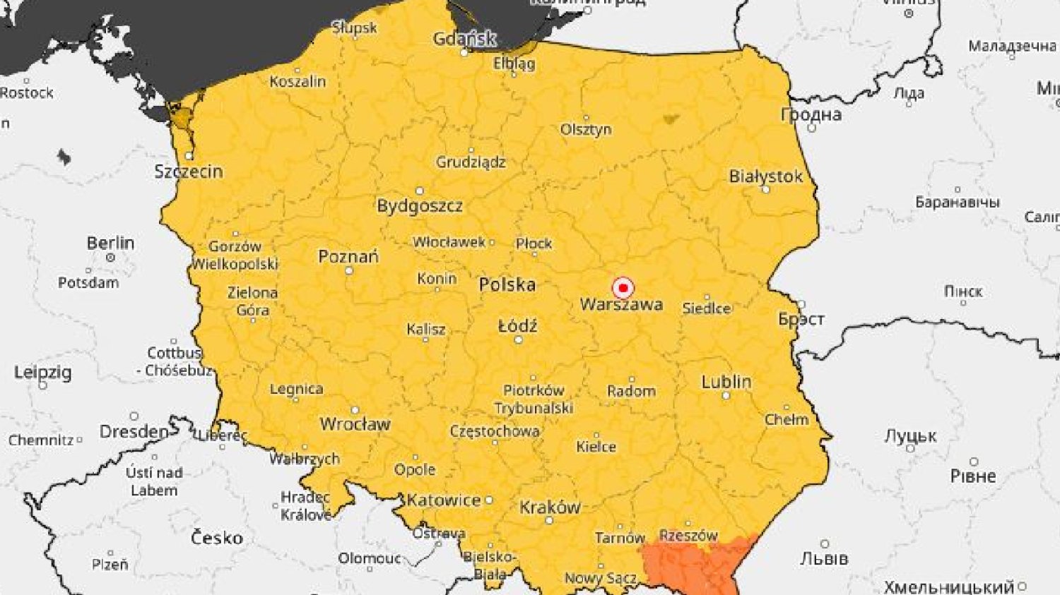 Prognoza pogody. Wahania temperatur, śnieg i alerty IMGW.