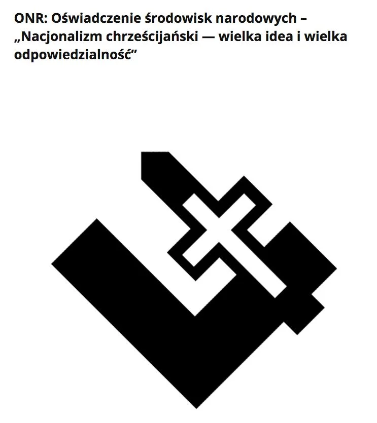 Jeden z przykładów na to, że organizatorzy Marszu Niepodległości sami nazywają się nacjonalistami.