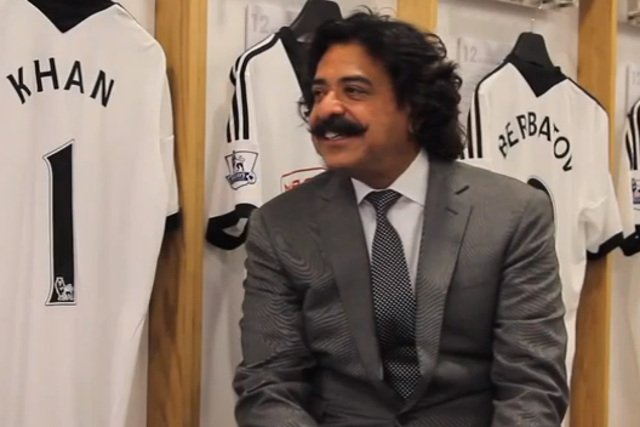 Shahid Khan po zakupie angielskiego klubu Fulham F.C.
