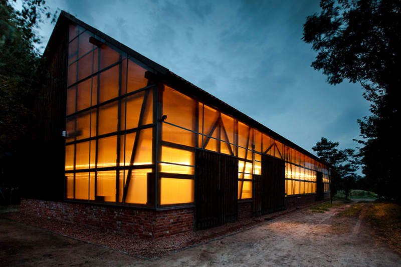 Stodoła Wszystkich Świętych, czyli pensjonat Oczyszczalnia, który znajduje się w Szczurkowie