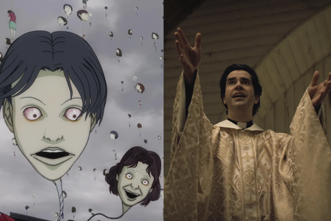 (Lewo) "Junji Ito: Makabryczne japońskie opowieści"; (prawo) "Nocna msza".