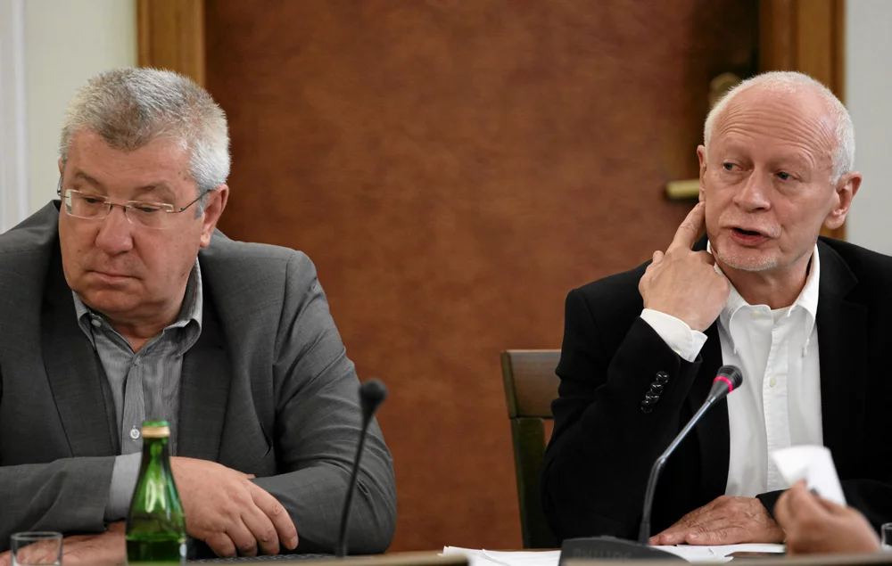 Jan Dworak i Michał Boni w Sejmie