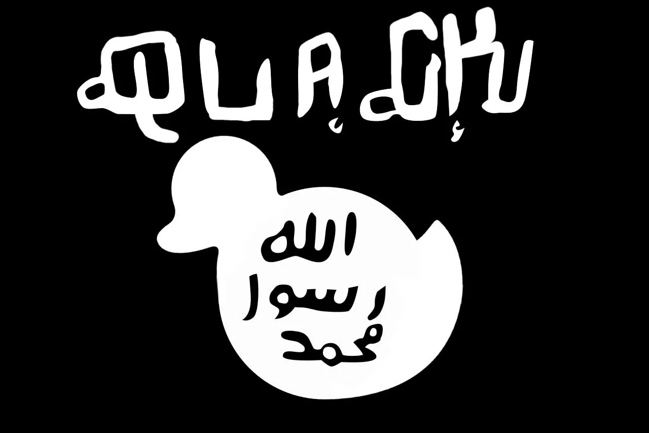"Nowa wersja" flagi ISIS.