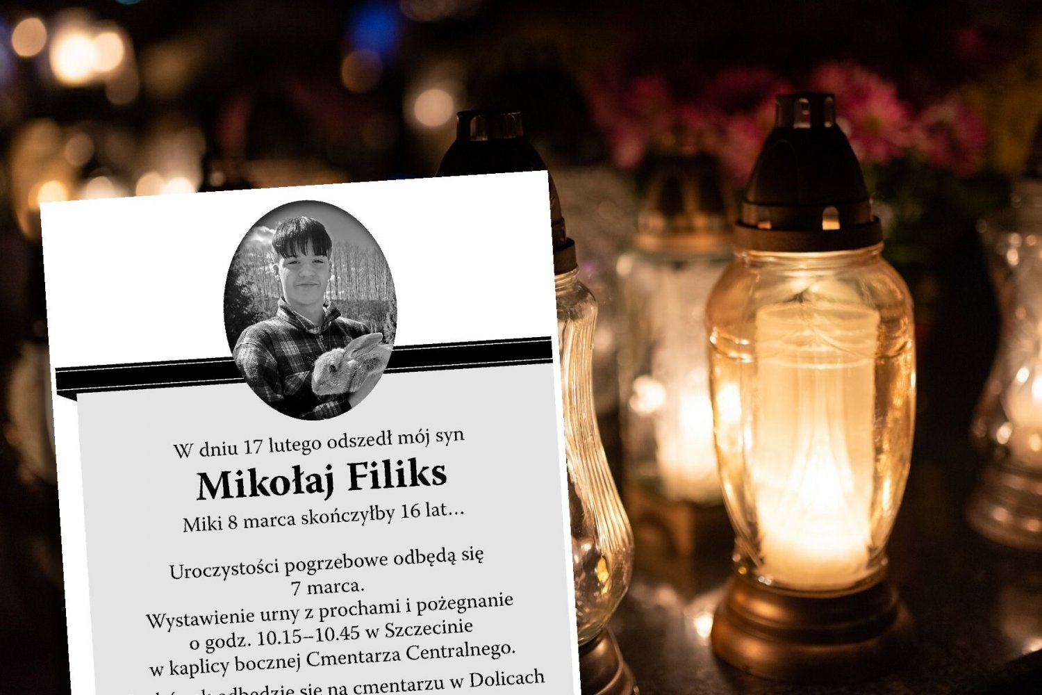 Mikołaj Filiks został pochowany w Szczecinie