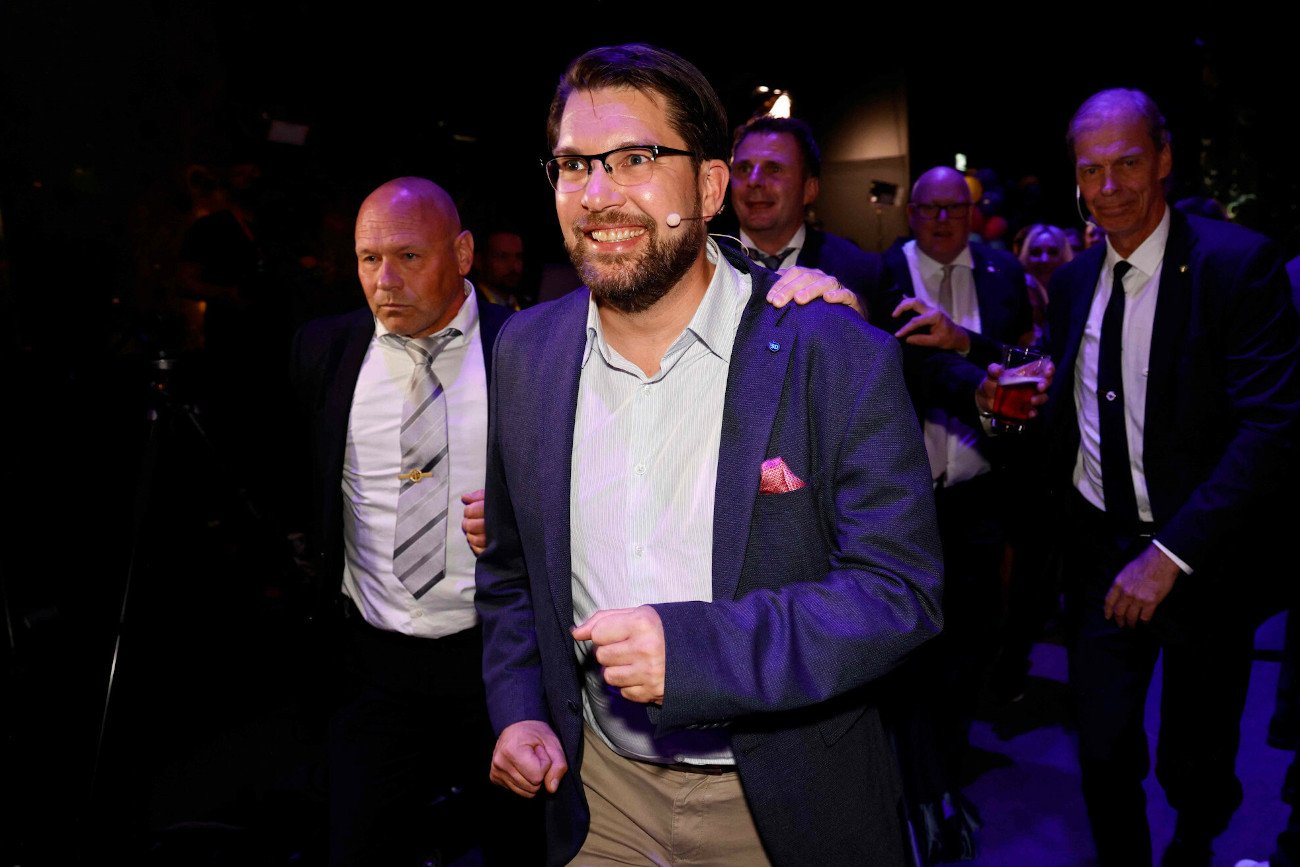 Jimmie Akesson, lider Szwedzkich Demokratów, jest największym zwycięzcą wyborów parlamentarnych w Szwecji.