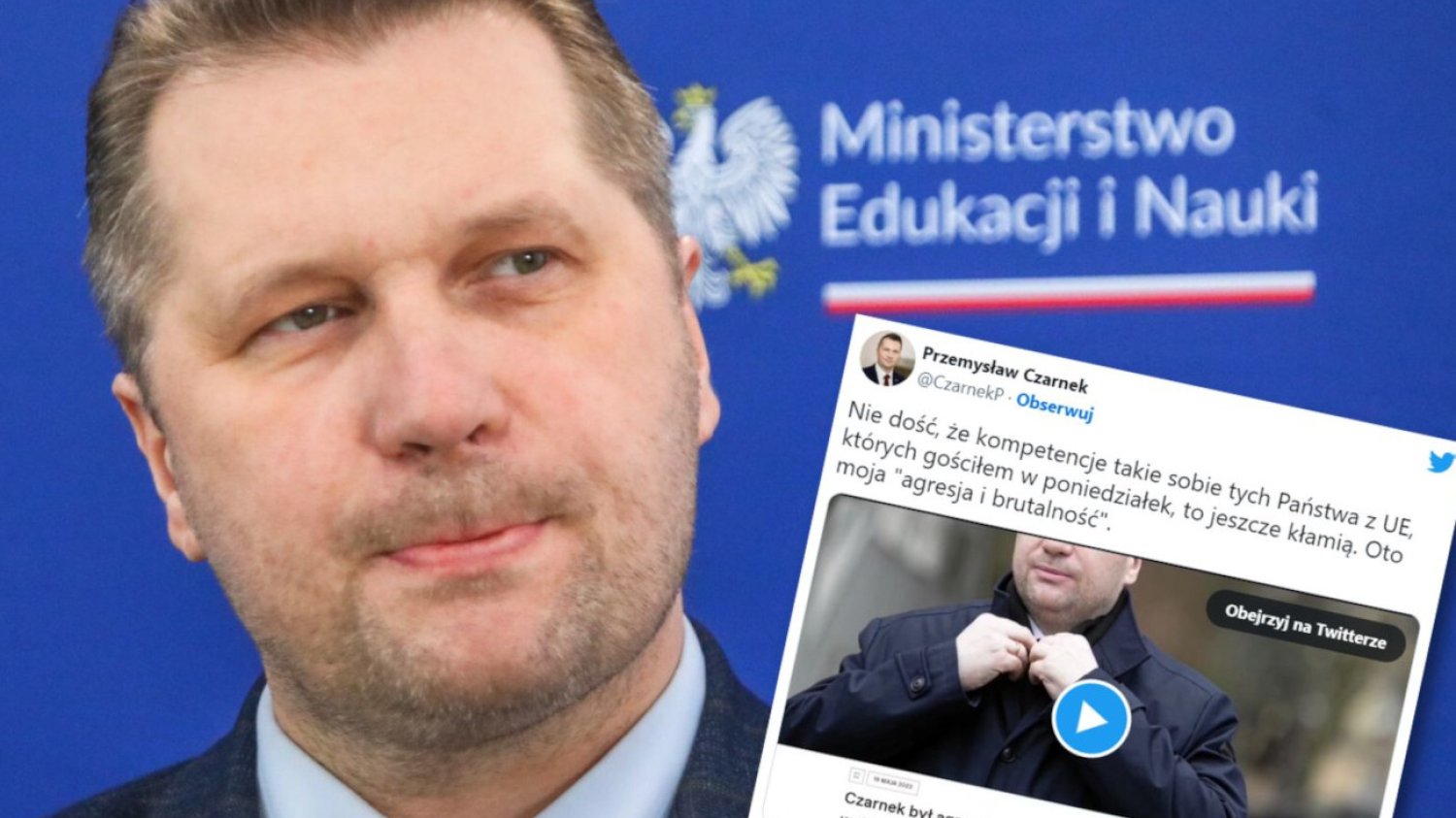 Czarnek broni się przed zarzutami delegacji z PE. "Oto moja agresja".