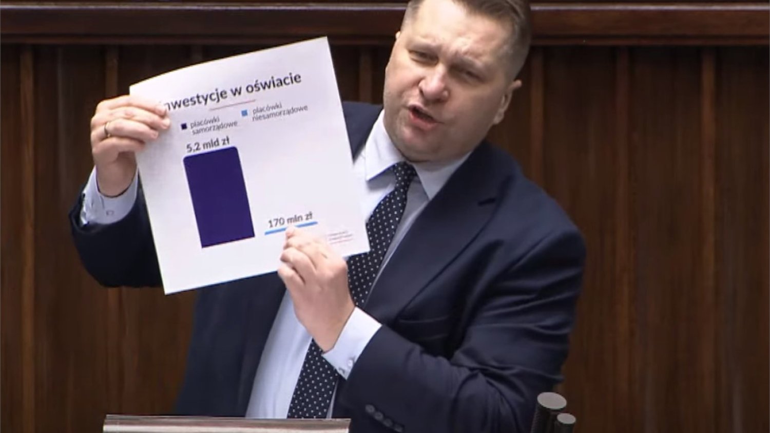 Przemysław Czarnek w Sejmie