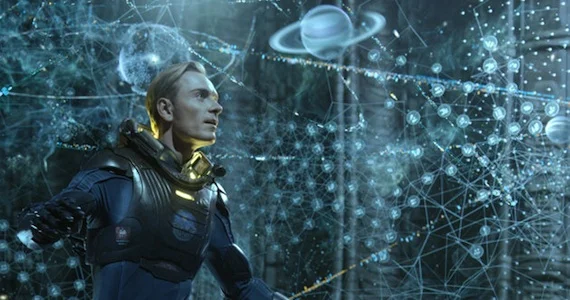 Android David/ kadr z filmu "Prometeusz"