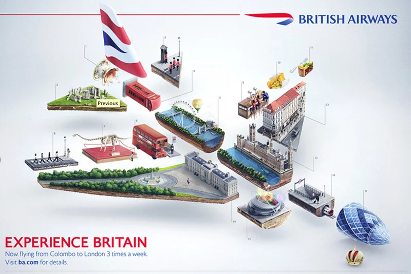 Reklama British Airways