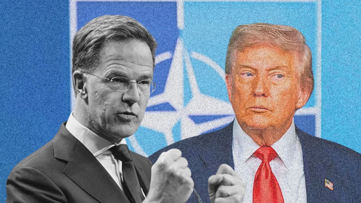 Mark Rutte, Donald Trump