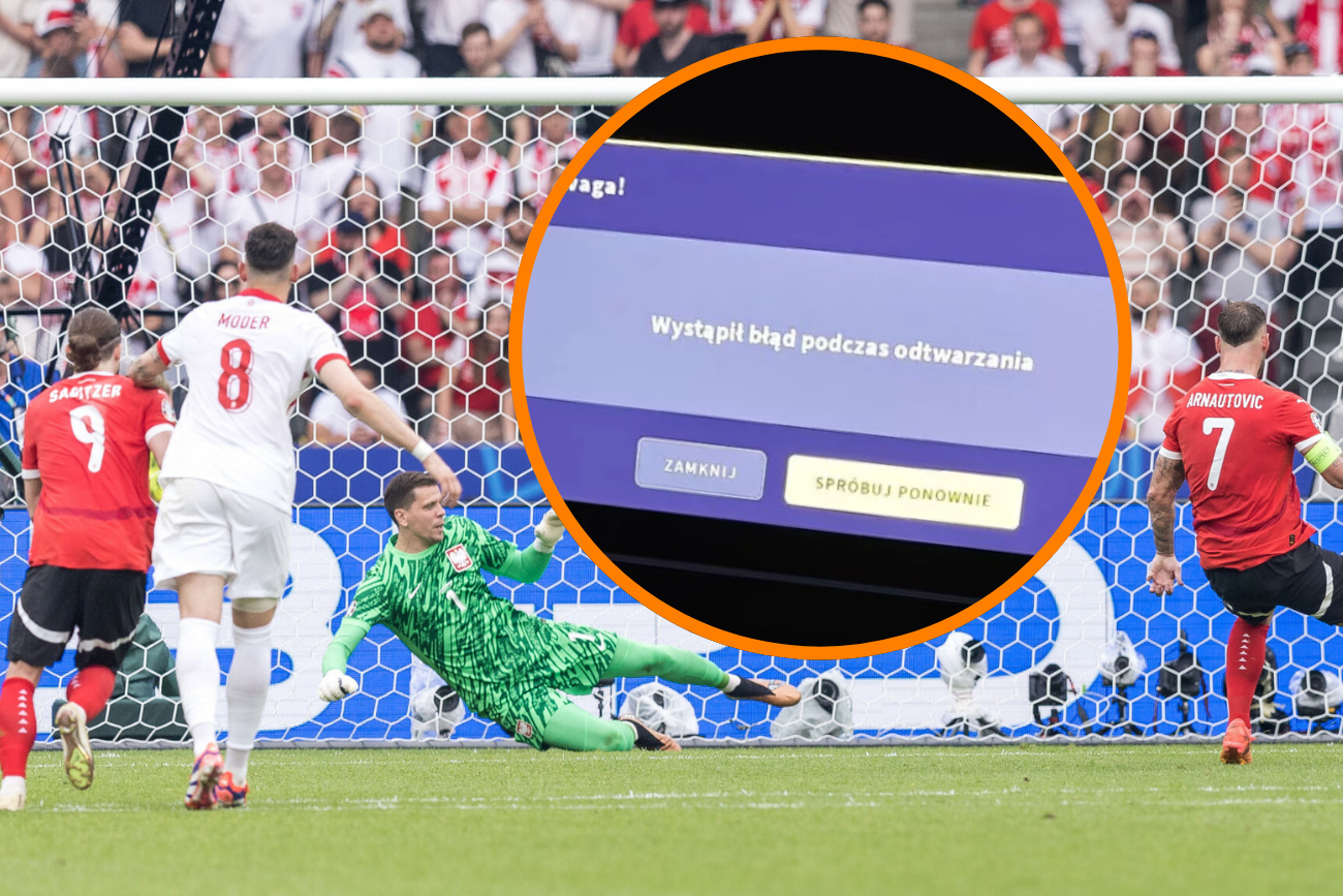 Polska-Austria. W czasie meczu nie działała strona TVP Sport