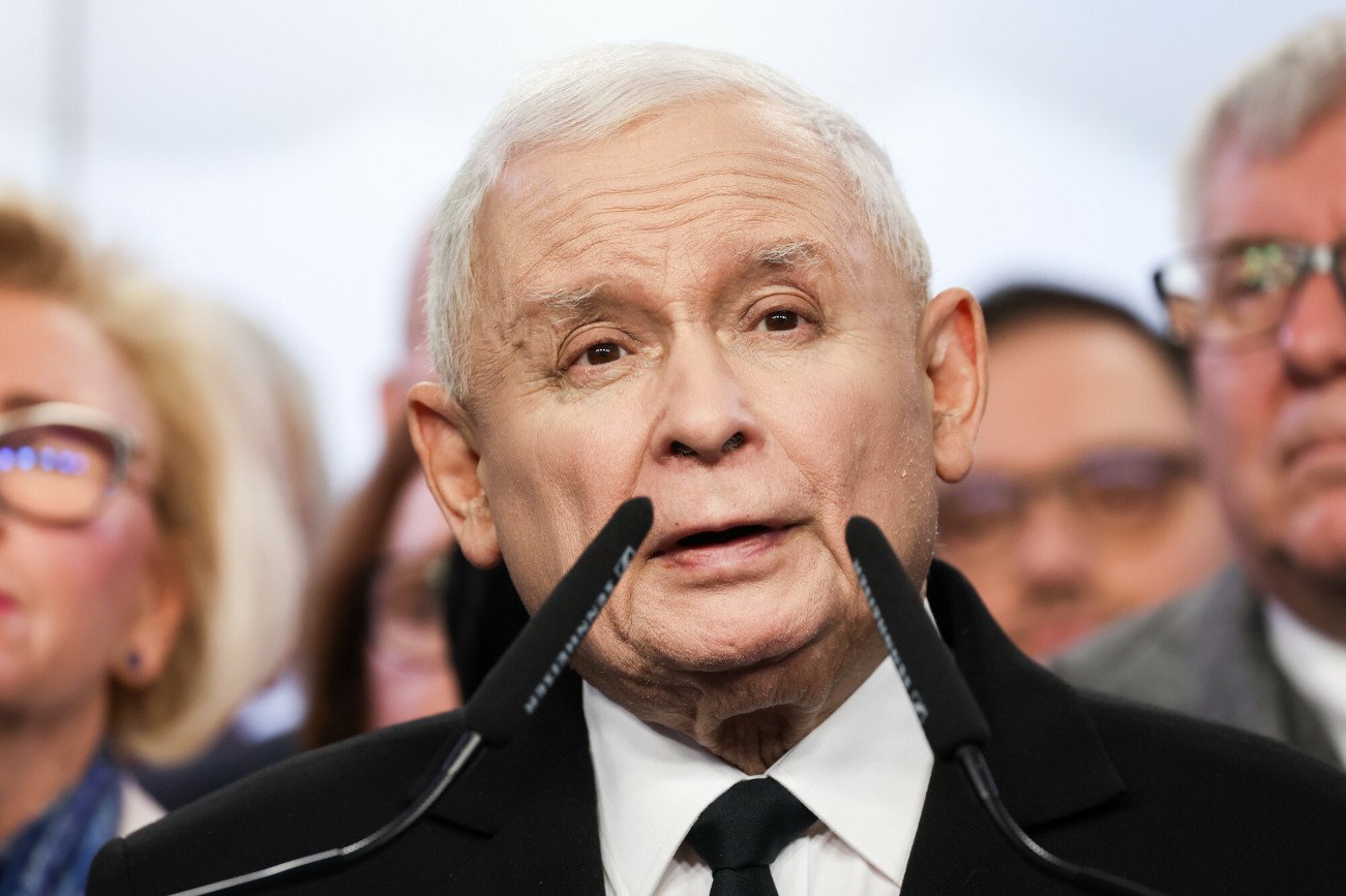 Prezes PiS Jarosław Kaczyński.