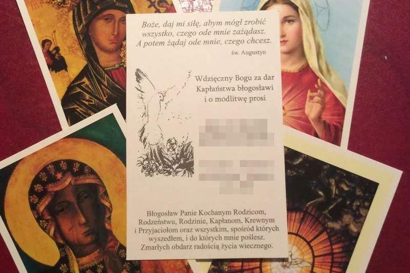 Zdjęcie zamieszczone przez księdza K. w 9. rocznicę święceń kapłańskich.