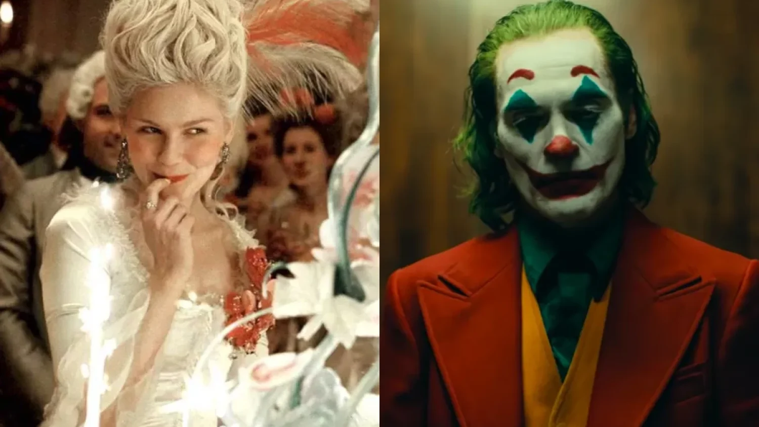 Kirsten Dunst jako Maria Antonina i Joaquin Phoenix jako Joker