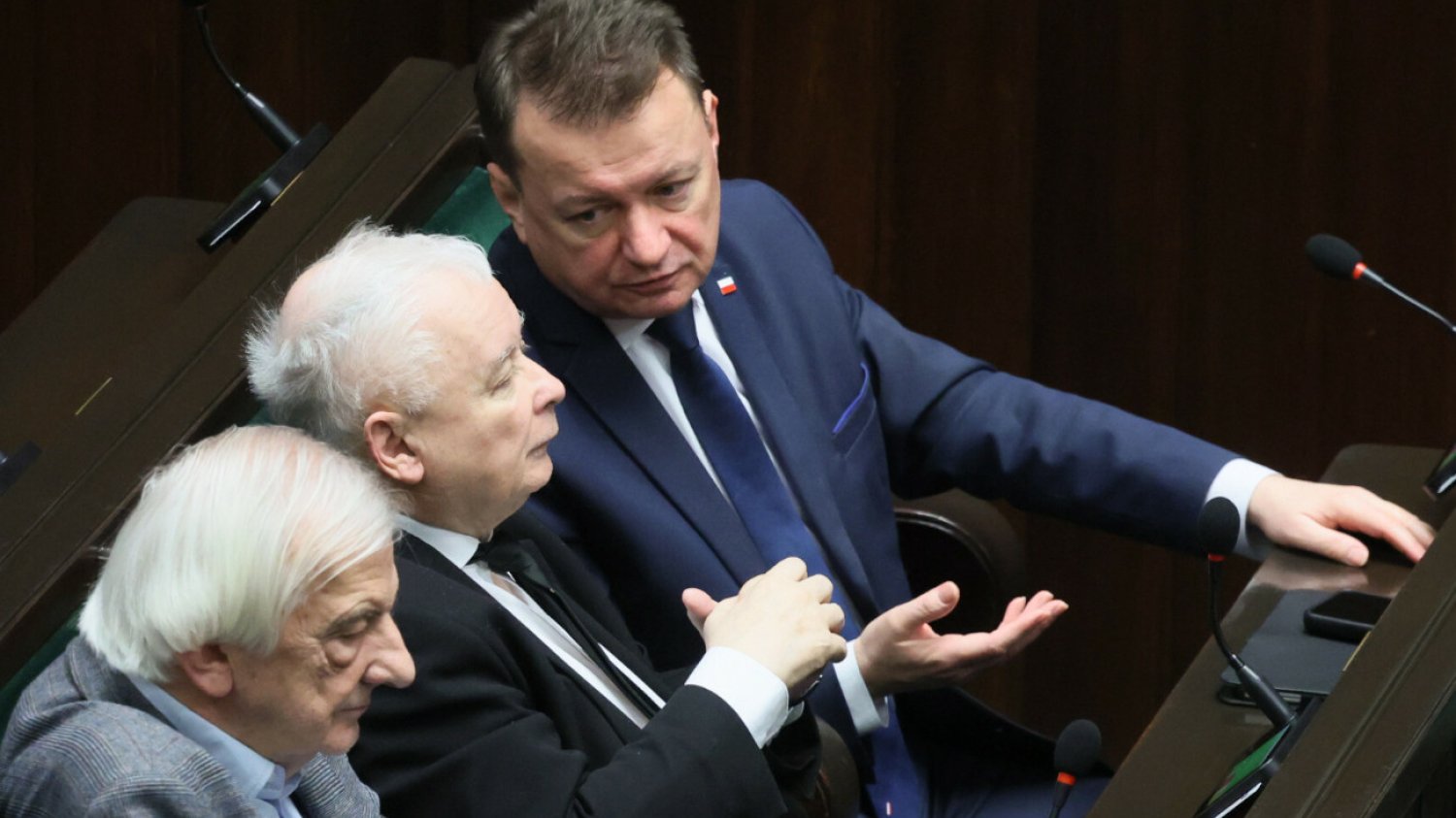 Mariusz Błaszczak, Jarosław Kaczyński, Ryszard Terlecki