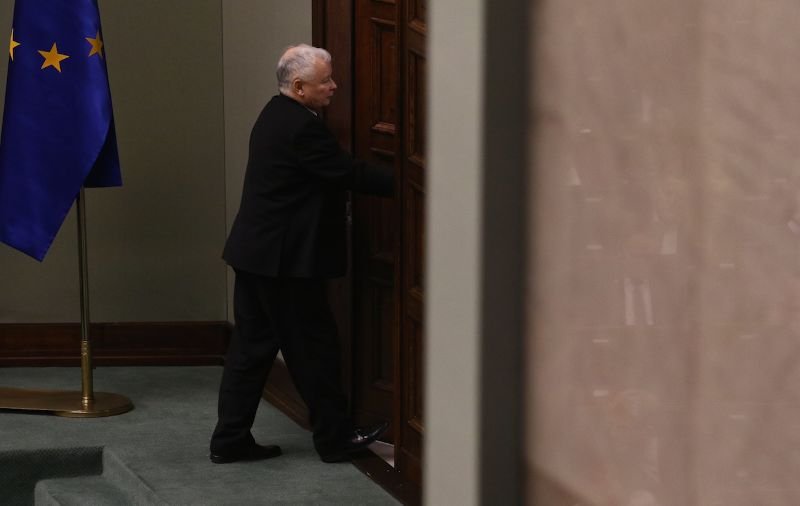 Prezes PiS Jarosław Kaczyński