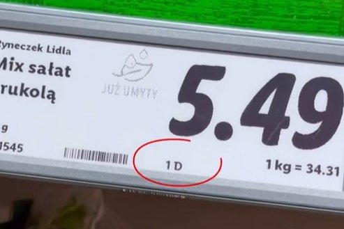 Tajemnica kodu na cenówce Lidla rozwikłana