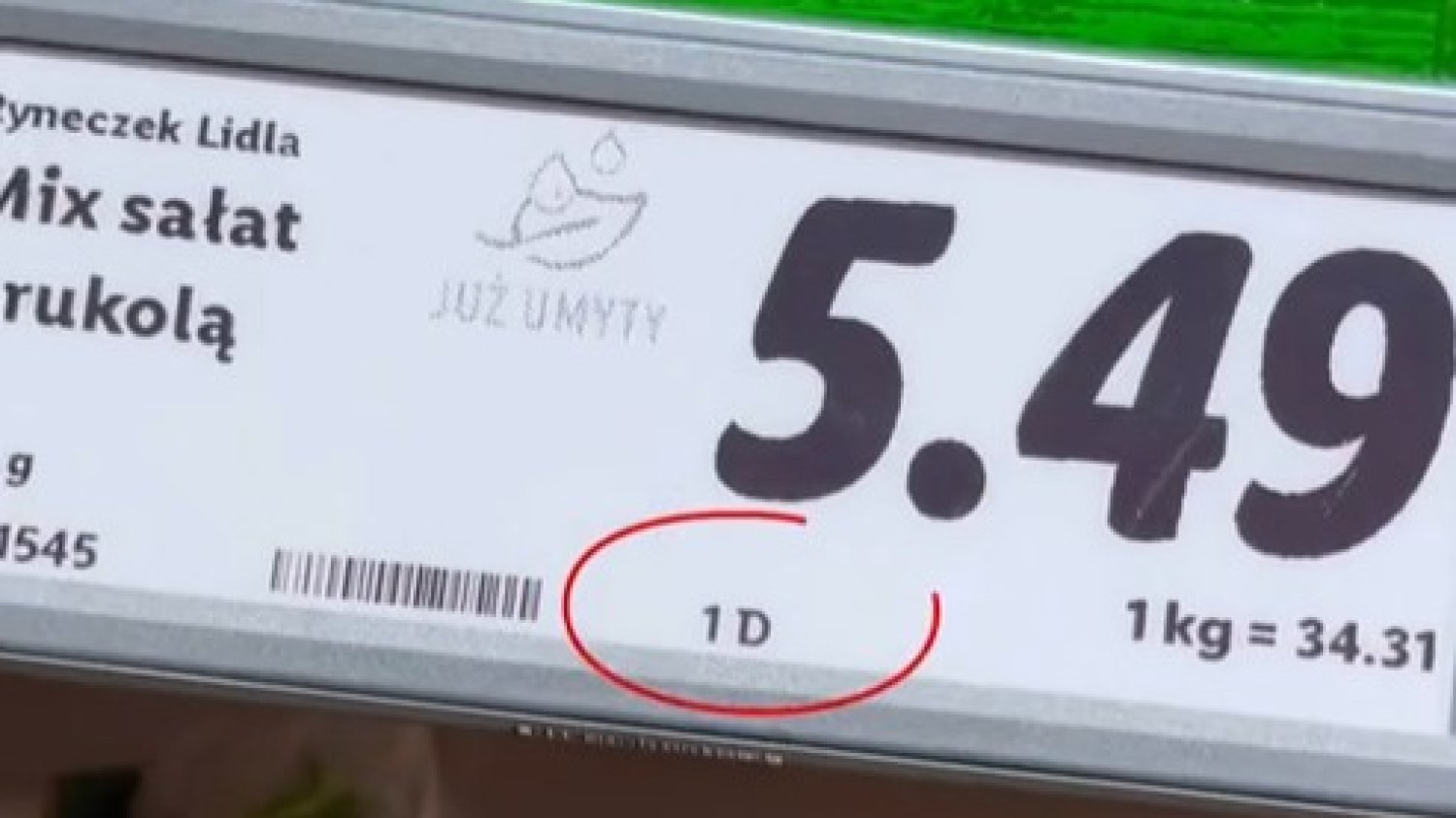 Tajemnica kodu na cenówce Lidla rozwikłana