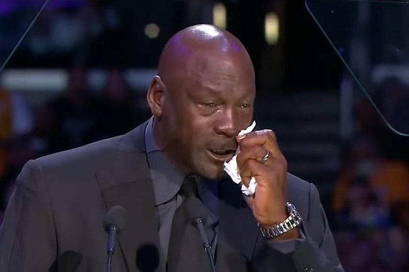 Michael Jordan ze łzami w oczach wspominał Kobego Bryanta w Los Angeles.
