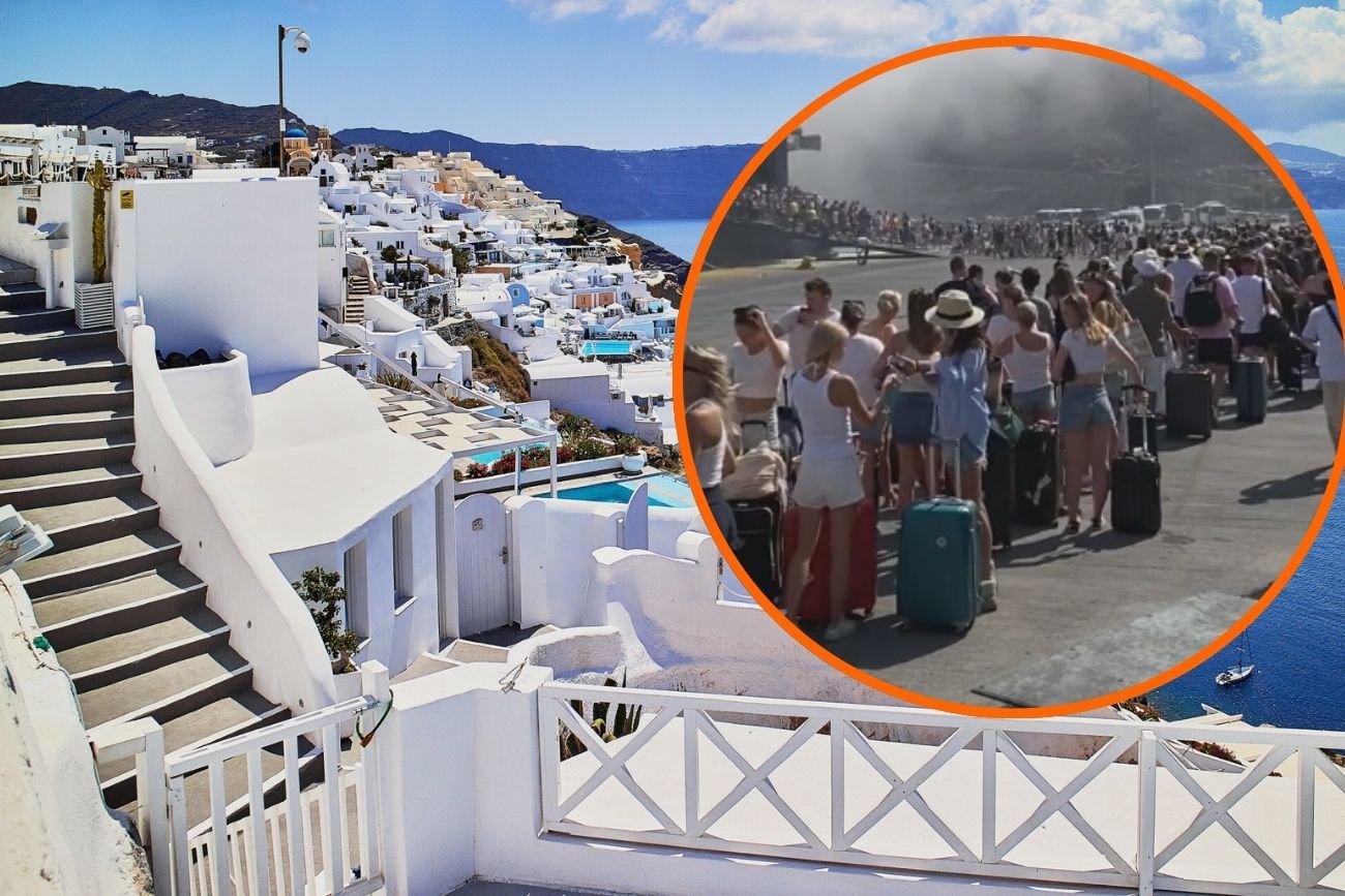 Santorini nie radzi sobie z turystami